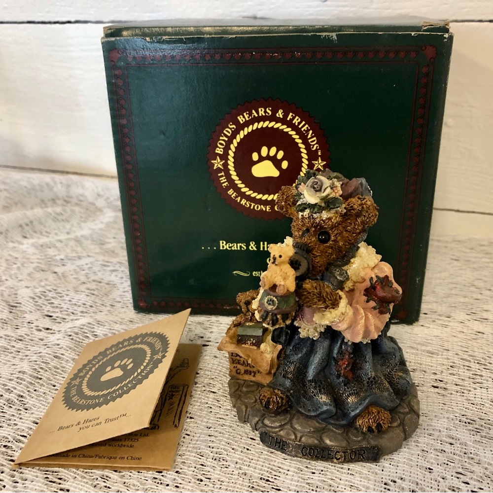 Vintage Boyds Bears The Collector 1993 Figurine